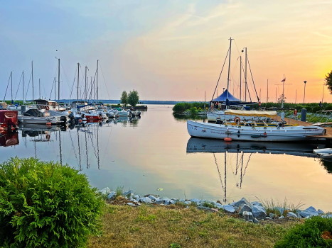 Marina Lubczyna Port z dolu